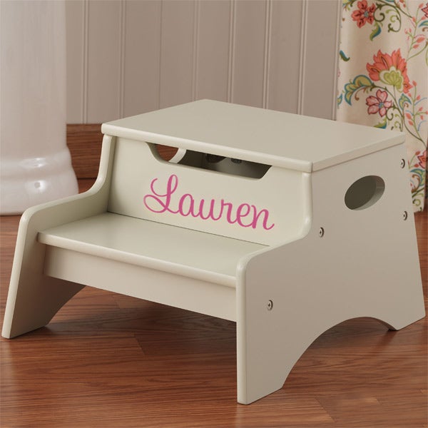 Personalized Step Stool For Kids Vanilla Kids Gifts
