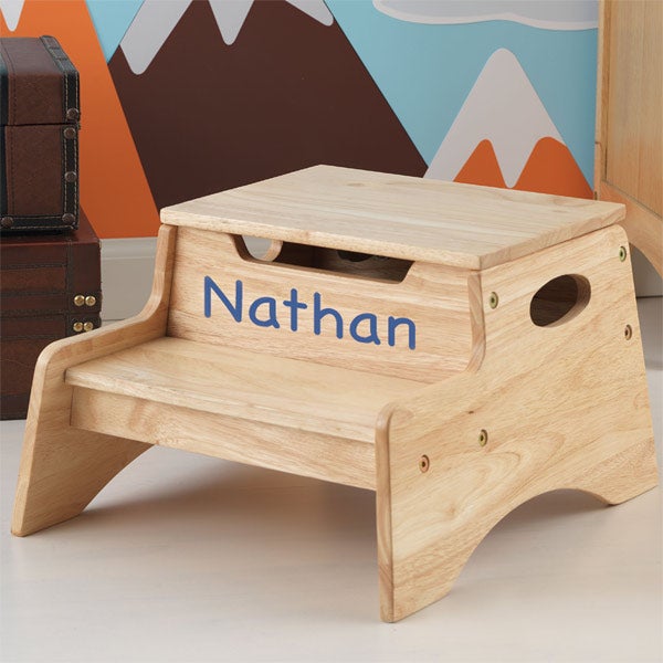Personalized Step Stool For Kids Vanilla Kids Gifts