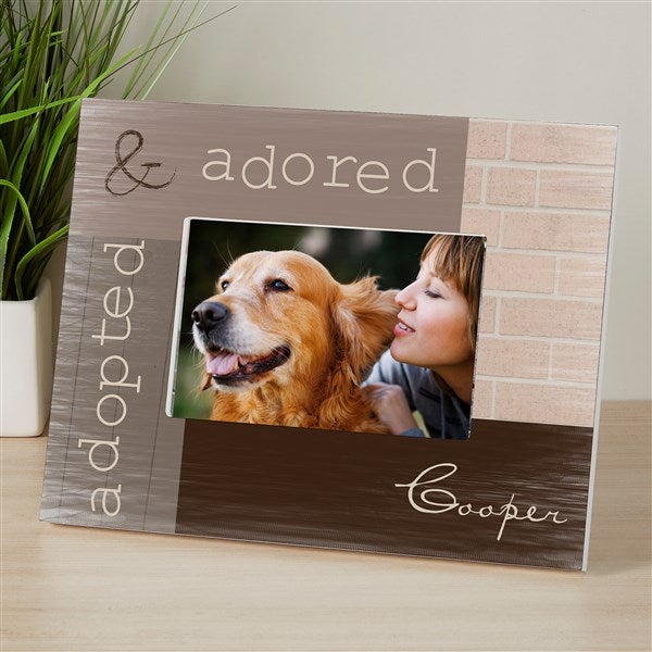 Personalized Pet Picture Frames - Adopted Pet - 13337