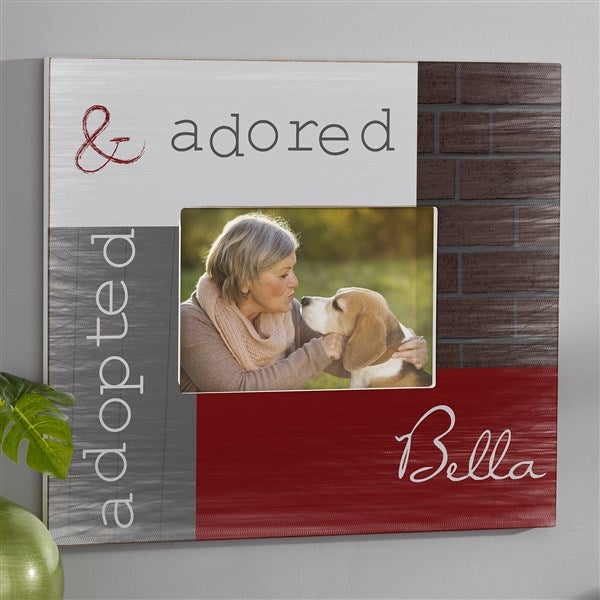 Personalized Pet Picture Frames - Adopted Pet - 13337