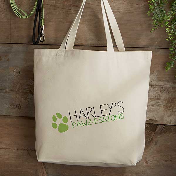 Personalized Dog Tote Bags - My Pawz-essions - 13339