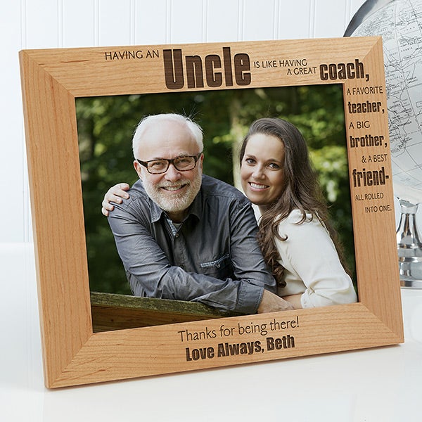 Personalized Picture Frames for Uncles 8x10