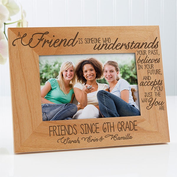 Personalized Picture Frames Friends Forever 4x6 For Her Personalized Picture Frames Friends Forever 13355