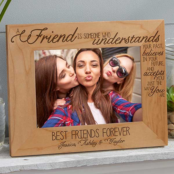 Personalized Friends Photo Frame - Expressions of Friendship