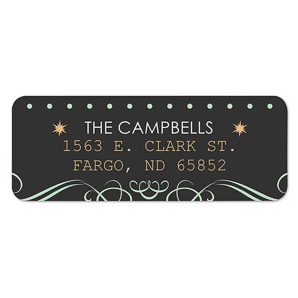 Personalized Return Address Labels - Tis The Season - 13419