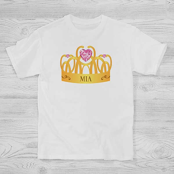 Personalized Girls T Shirts Princess Kids Gifts