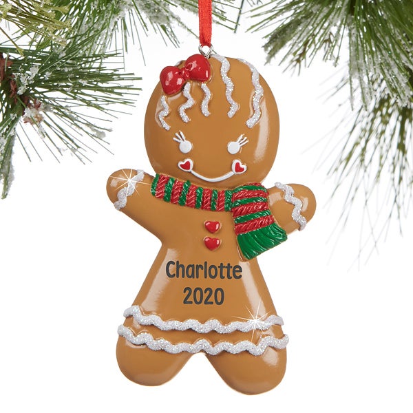 gingerbread girl ornament