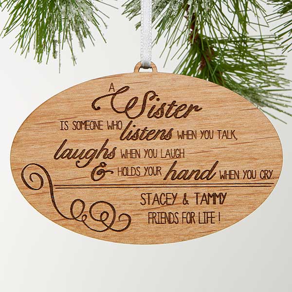 Personalized Christmas Ornaments - Special Sister - 13873