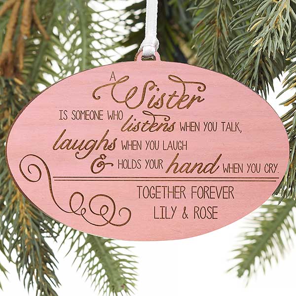 Personalized Christmas Ornaments - Special Sister - 13873