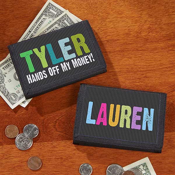 PERSONALISED WALLET ADD NAME BASKETBALL PLAYER BOYS /& GIRLS KIDS GIFT COIN PURSE