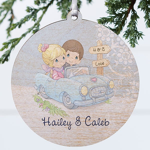 Personalized Christmas Ornaments - Precious Moments Romantic Couple - 13964