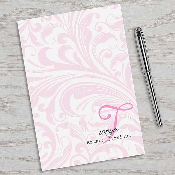 Personalized Stationery Notepads - Name Meaning - 14144