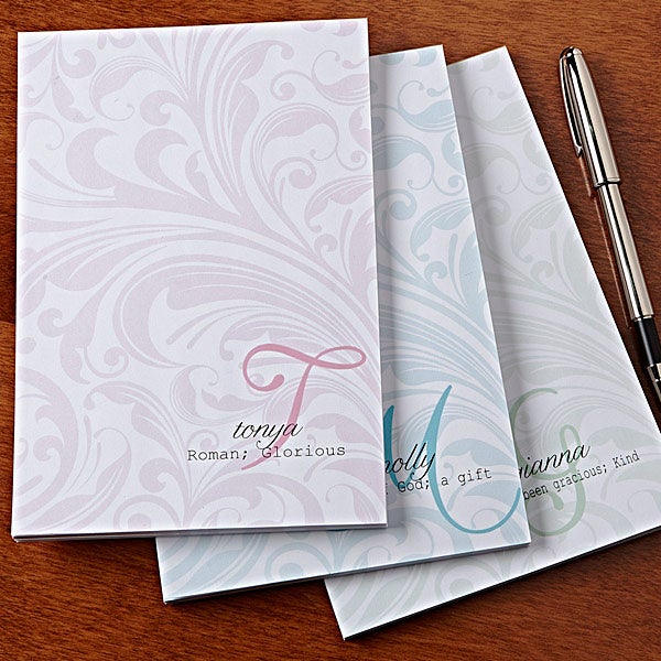 Personalized Stationery Notepads Name Meaning Personalized Stationery Notepads Name Meaning 14144