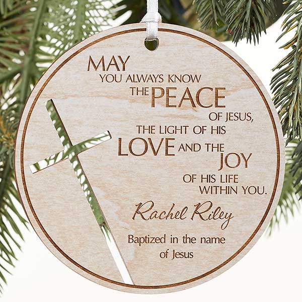 Personalized Wood Medallion Keepsake - Blessing for You - 14163