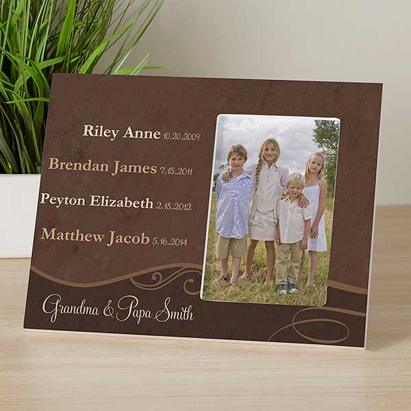 Personalized Grandparent Picture Frames - My Grandkids - 14220