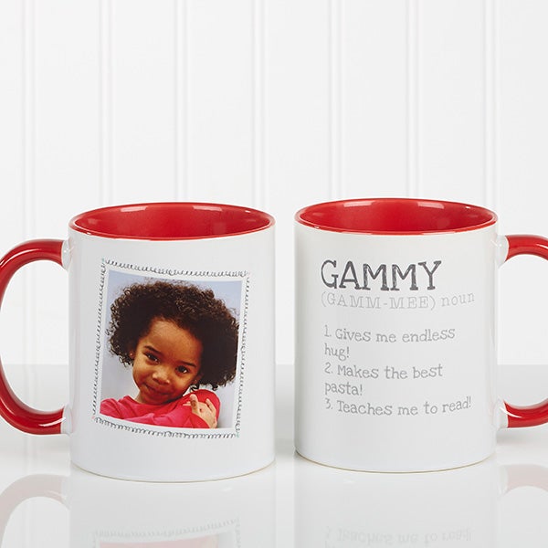 Personalized Photo Coffee Mugs - Definition Of Grandma - 14254