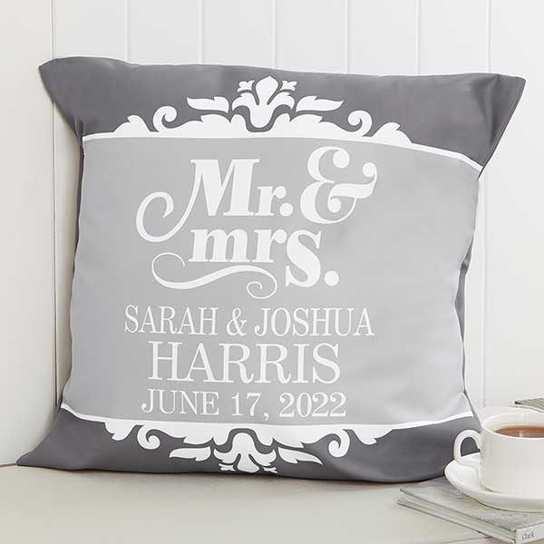 custom wedding pillows