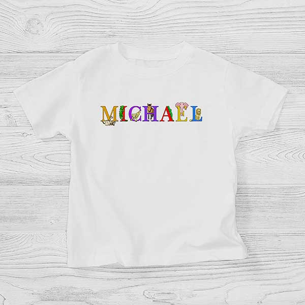 Personalized Kids Clothes - Alphabet Animals - 14347