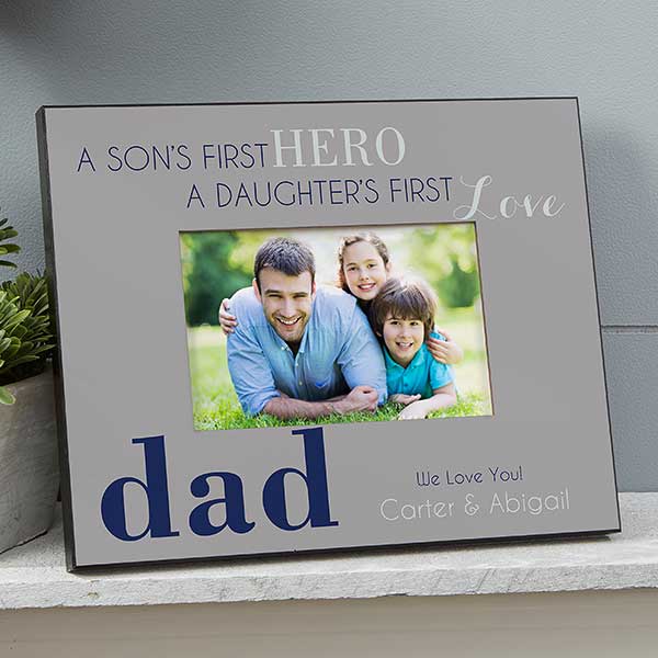 dad and son picture frame