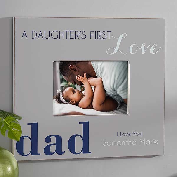 Personalized Dad Picture Frames - First Hero, First Love - 14407