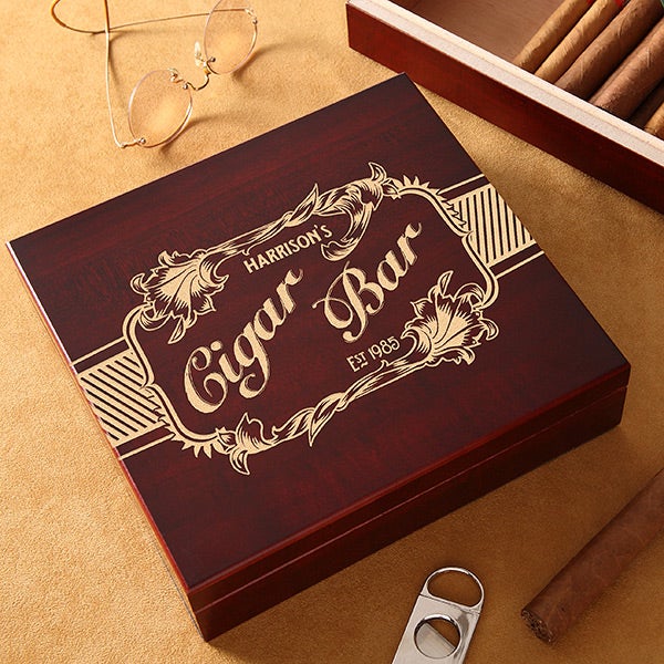 Cherry Wood Cigar Humidor