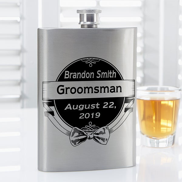 personalized flasks for men