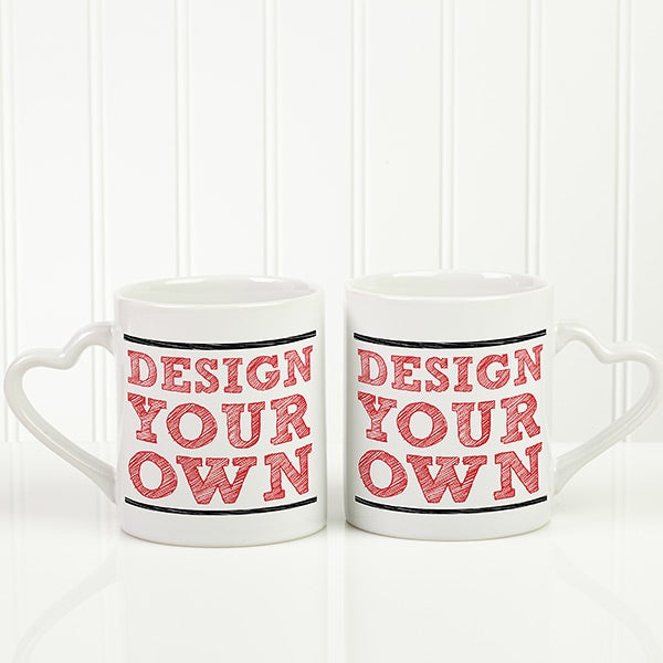 Design Your Own Custom Lover's Coffee Mug Set - 14469
