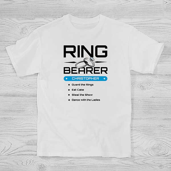 Personalized Ring Bearer T-Shirts - Ring Security - 14480