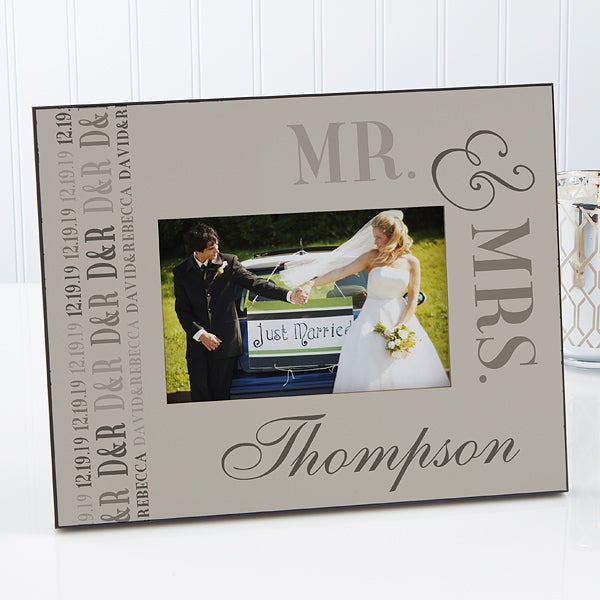 We Said I Do Wedding Personalized Frame