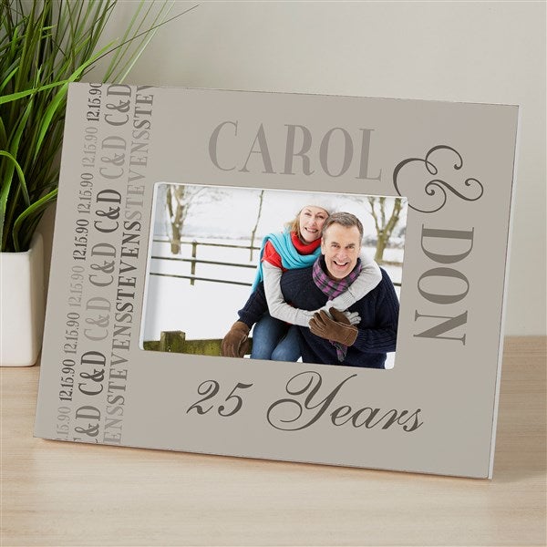 Personalized Picture Frames - Anniversary Memories - 14575