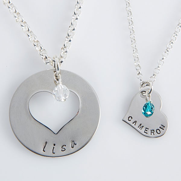 mommy and me necklace