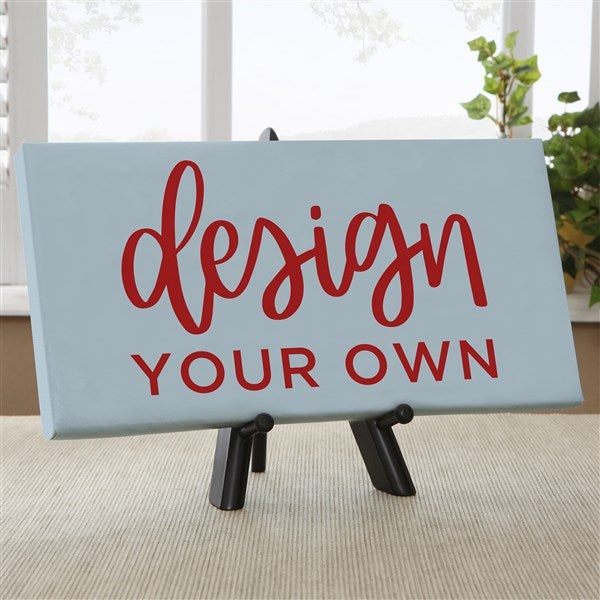 Design Your Own Custom Canvas Print - 5.5&quot; x 11&quot; - 14588