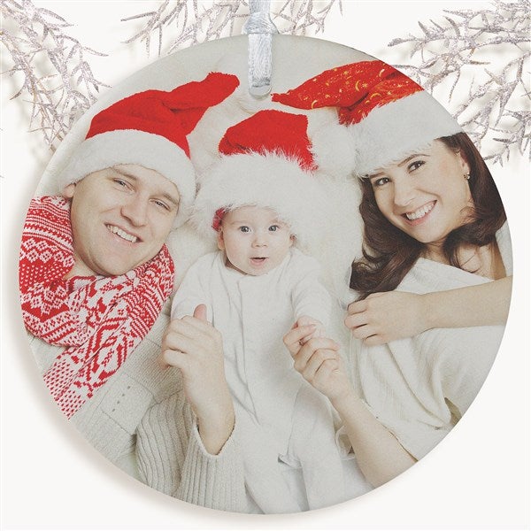 Personalized Photo Christmas Ornament - 2-Sided - 14590