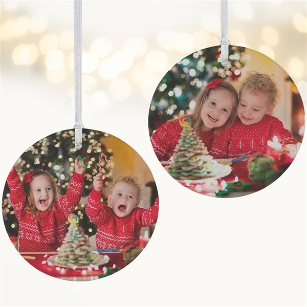 Personalized Photo Christmas Ornament - 2-Sided - 14590