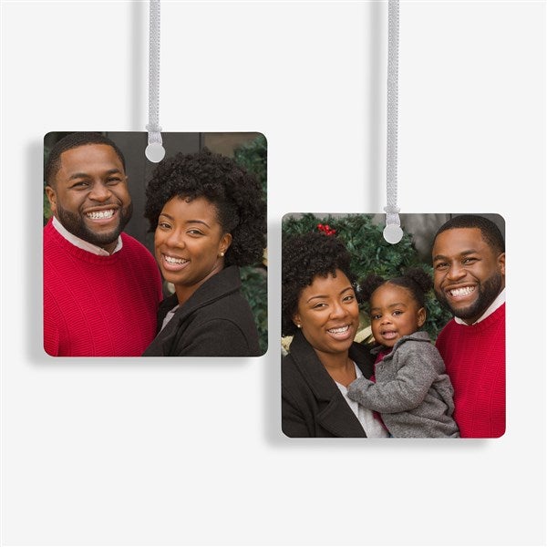 Personalized Photo Christmas Ornament - 2-Sided - 14590