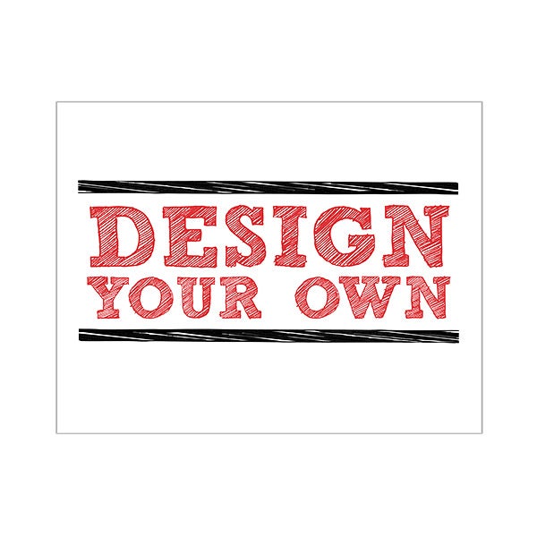 Design Your Own Stationery Flat Card Horizontal Design Your Own Stationery Flat Card Horizontal