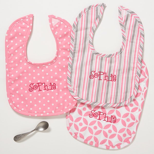 embroidered bibs baby