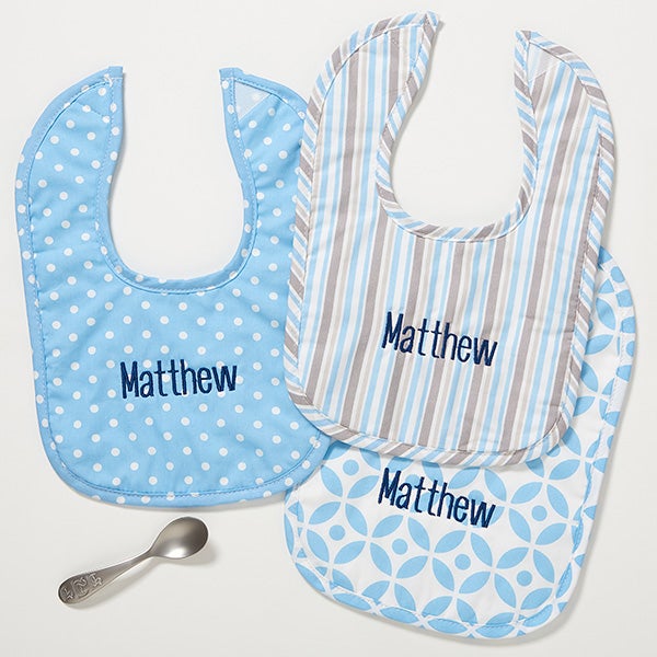blue bibs