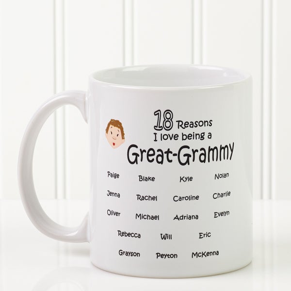 A GARDEN OF LOVE GROWS IN A GRANDMOTHER'S HEART Ceramic Coffee Tea Mug Cup 11 Oz 