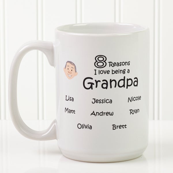 Personalized coffee mug for grandparents