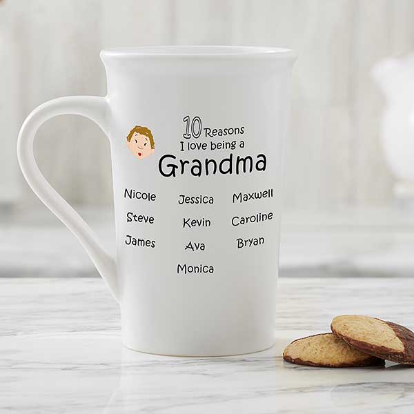 Personalized Grandparents Coffee Mugs - So Many Reasons - 14621