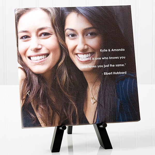 Personalized Friends Canvas Prints - Photo Sentiments - 14663