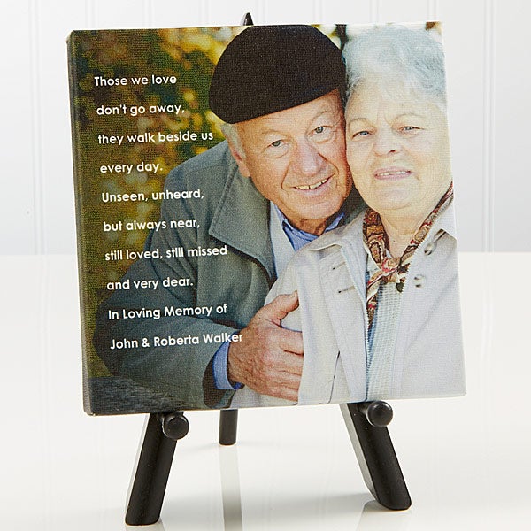 Personalized Memorial Canvas Prints - Photo Sentiments - 14664