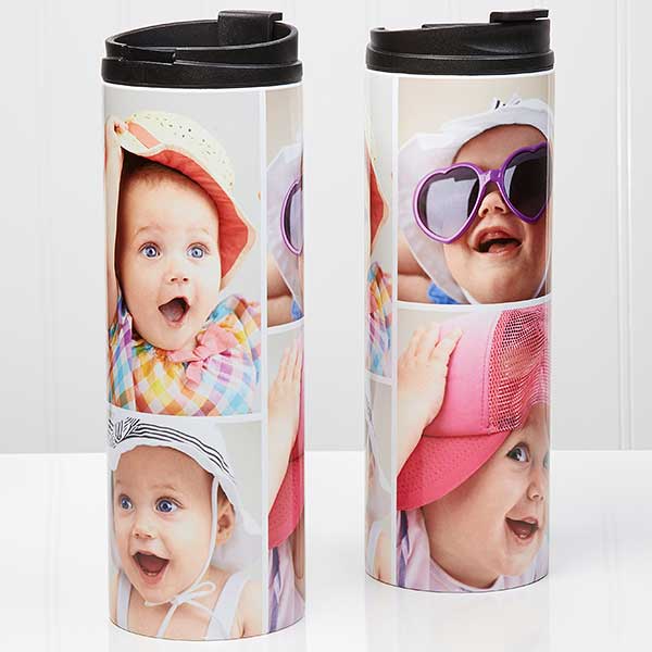 Personalized Photo Collage Travel Tumbler - 14700