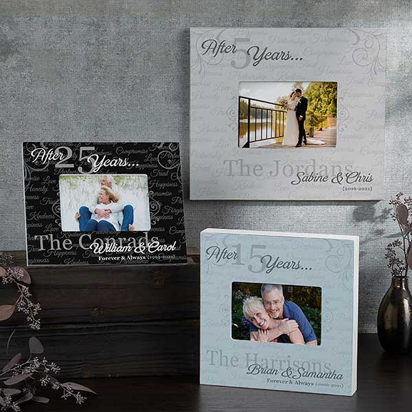 Personalized Anniversary Picture Frames Forever & Always