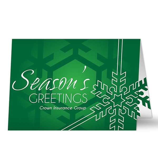 14733 - Joyous Season Personalized Business Christmas Cards