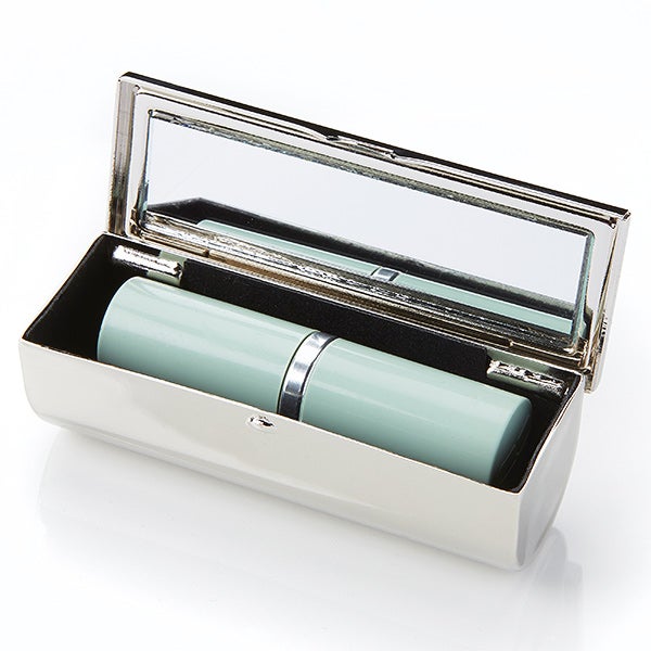 Engraved Lipstick Case Makeup Motto