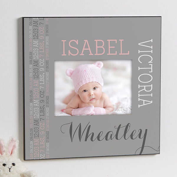 Personalized 5x7 Picture Frame Darling Baby Girl