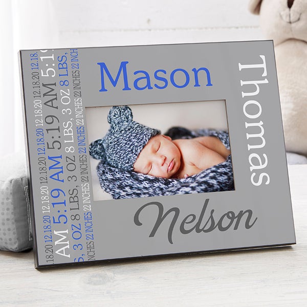 personalized baby photo frame