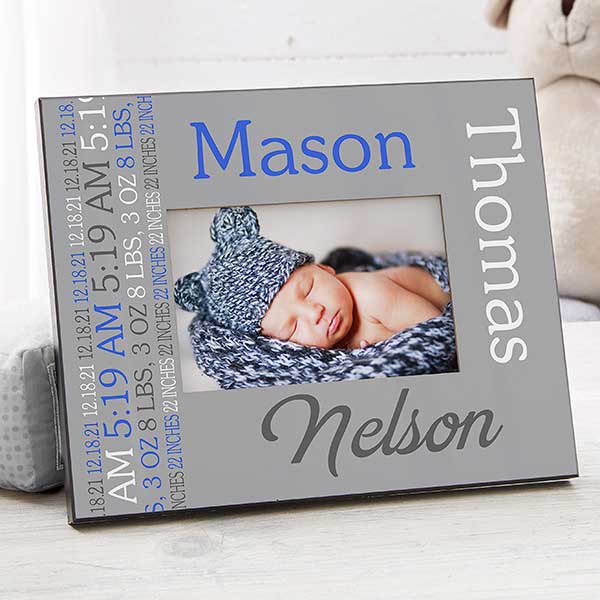 Personalized Picture Frame Darling Baby Boy